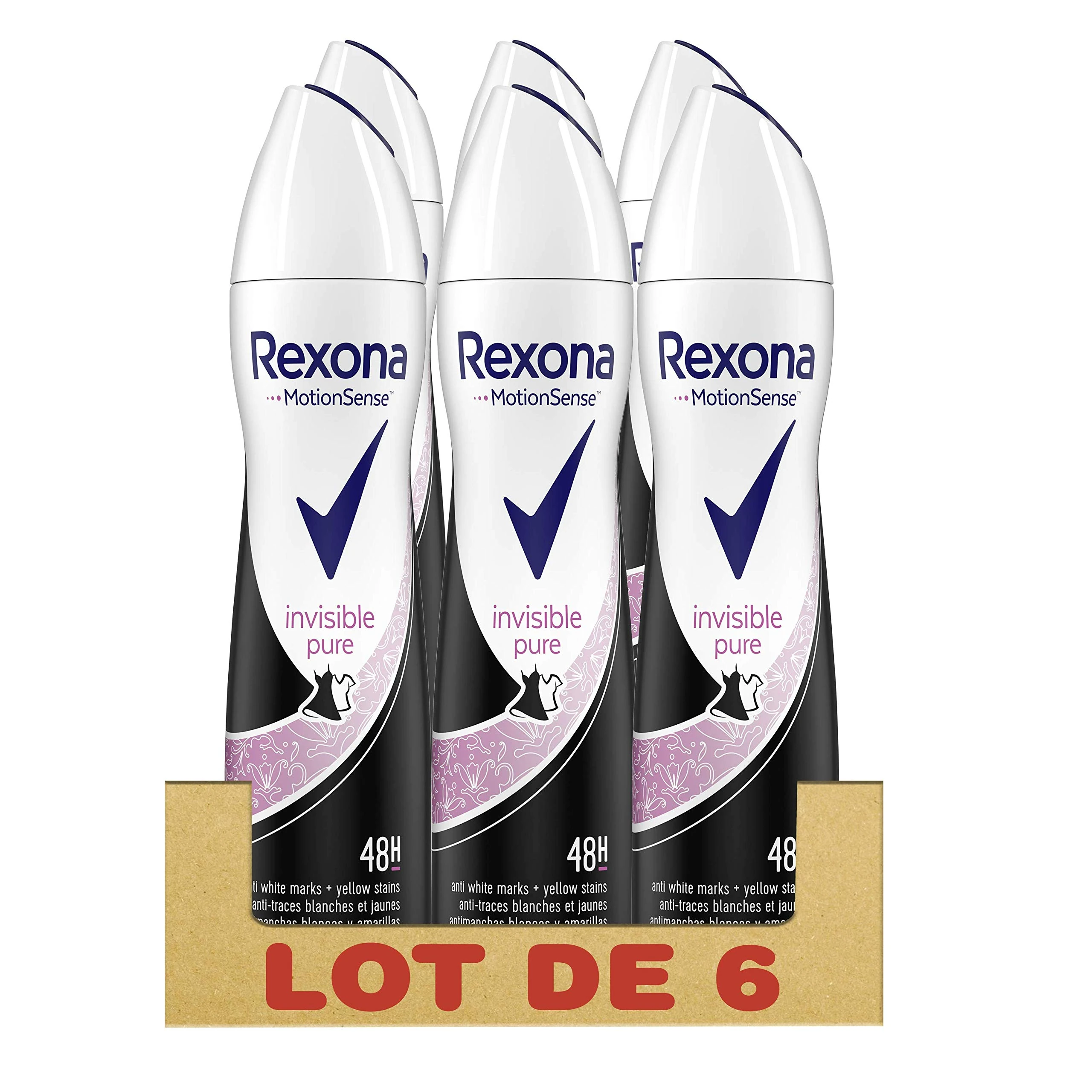 Rexona Women's Deodorant Spray 200 ml - Pack of 6