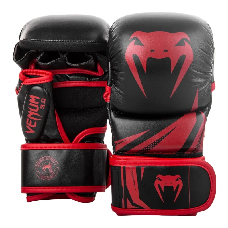Venum, Challenger 3.0 Sparring Gloves, Unisex Adult, S, Black/Red