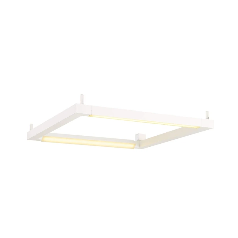 SLV Wall and Ceiling-Mounted Light Open Grill LED/Interior Ceiling and Wall Lighting, LED spot, Surface-Mounted Light, Wall-Mounted Light, Ceiling Spotlight / 3000K 54W 4500lm White 120 Degrees