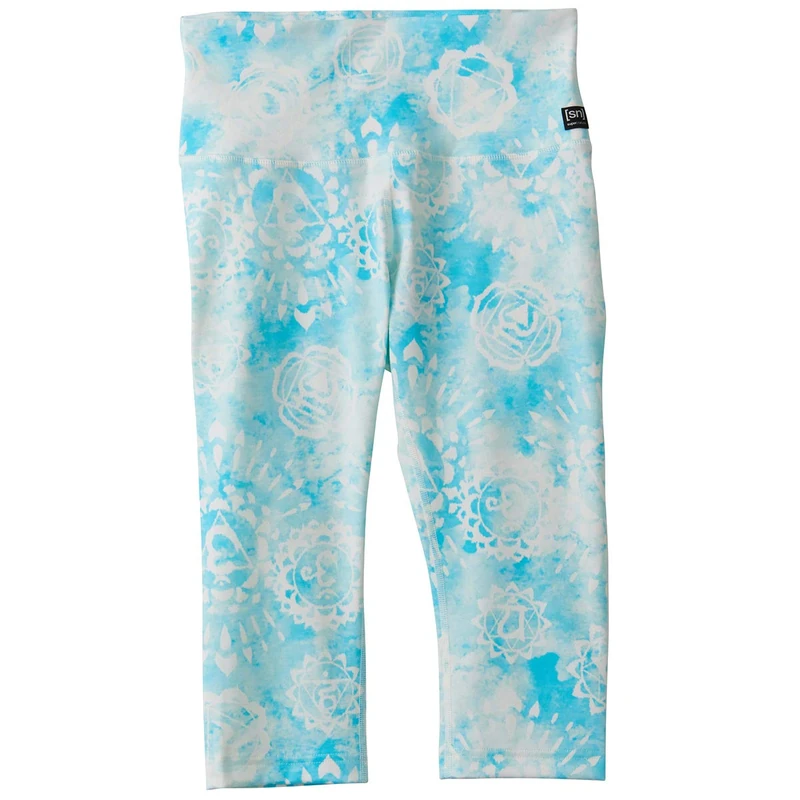 super.natural 3/4 Length Women's Functional Trousers with Merino Wool, W Super 3/4 Tights Printed