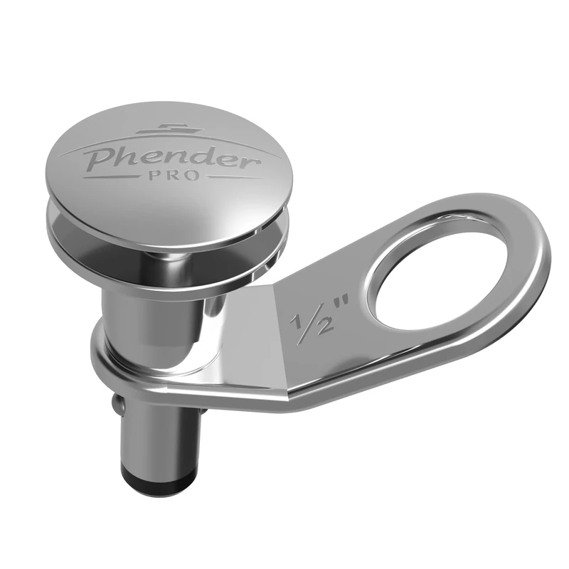 Phender Pro - 1/2'' Quick-Release Fender Holder Pin Docking | Heavy-Duty & Easy to Use, 316 Stainless Steel, Corrosion Resistance