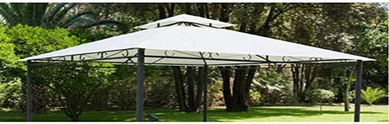 Megashopitalia Gazebo Top Cover 3x3m Beige with Airvent