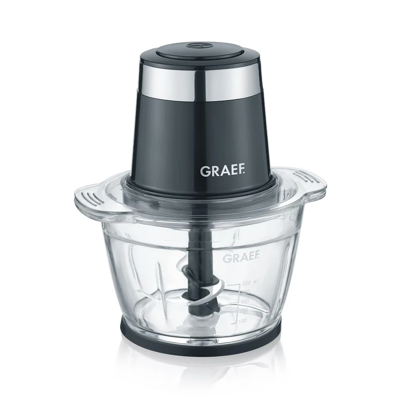 Graef CH502EU Glass Chopper 1 Litre Black