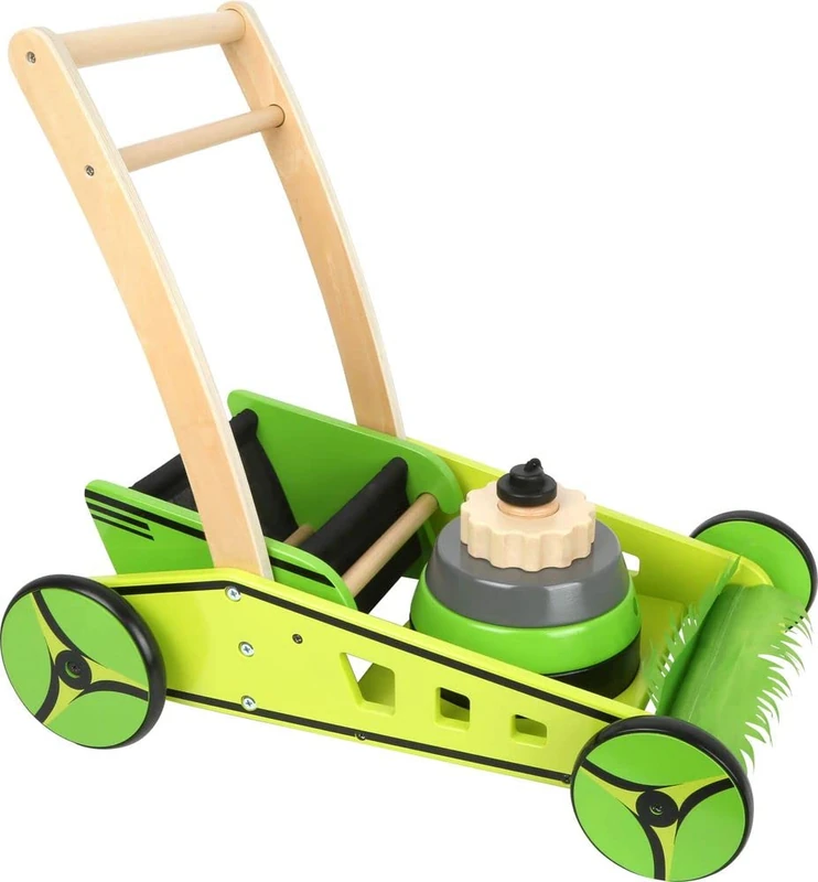 Small Foot 11292 Walker Lawnmower Wooden FSC 100% Certified Active Toy Toy Multi-Coloured - Image 1