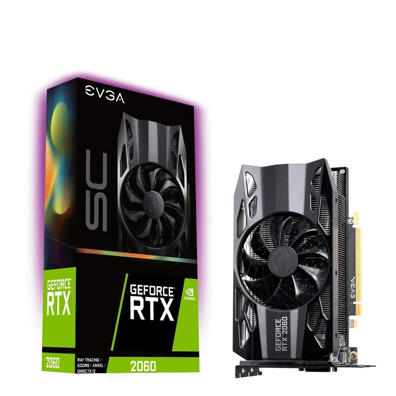 Evga Geforce Rtx 2060 Sc Gaming, 6Gb Gddr6, Ventilatore Hdb , 06G-P4-2062-Kr