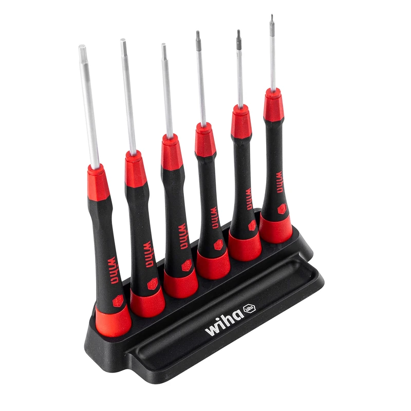 Wiha 263PK601 PicoFinish 6-Piece Precision Screwdriver Set with Hex Head