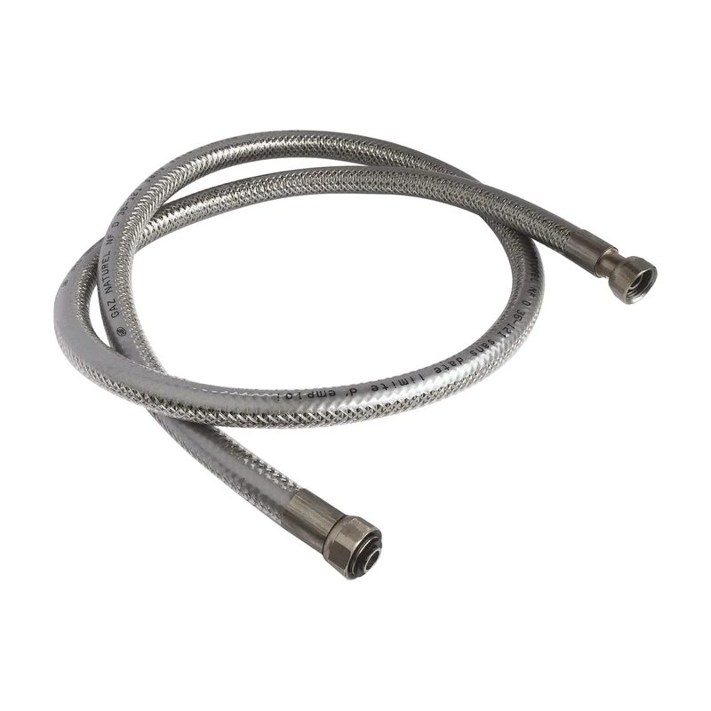 Somatherm B606-15 Stainless Steel Gas Hose 1.50 m, Grey