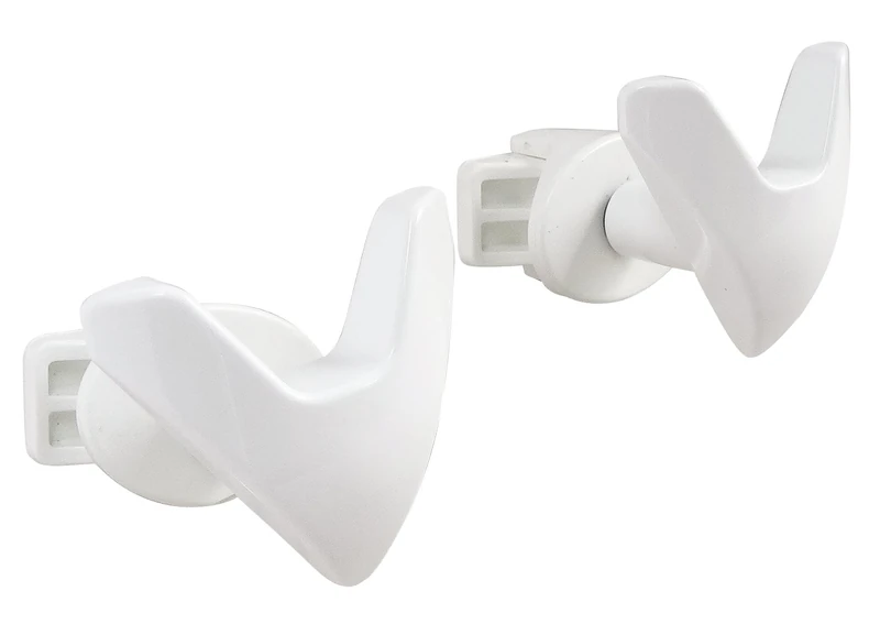 Somatherm B21814B V Hooks SS White Round Tube Screw, Grey