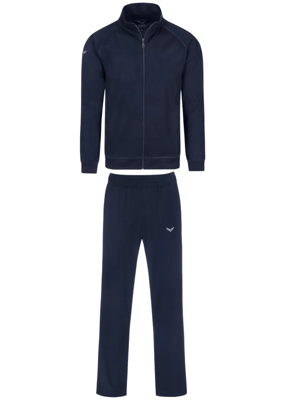 Trigema Men's 6371058 Tracksuit Not Applicable, Blue (Navy 046), 4X-Large
