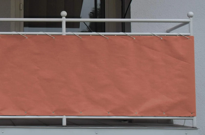 Angerer Style Balcony Canopy Height 75 cm Length 8 m Terracotta