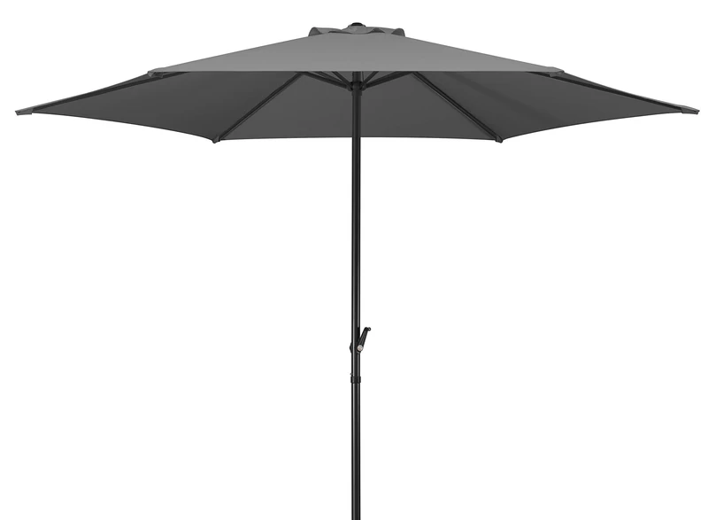 Schneider umbrella Bergamo market umbrella, anthracite, approx. 300 cm diameter