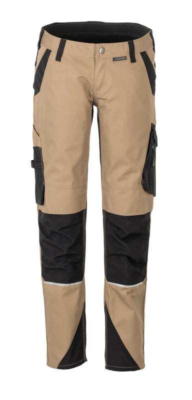 Planam Norit Women's Cargo Trousers Sand Black Model 6413 Size 22