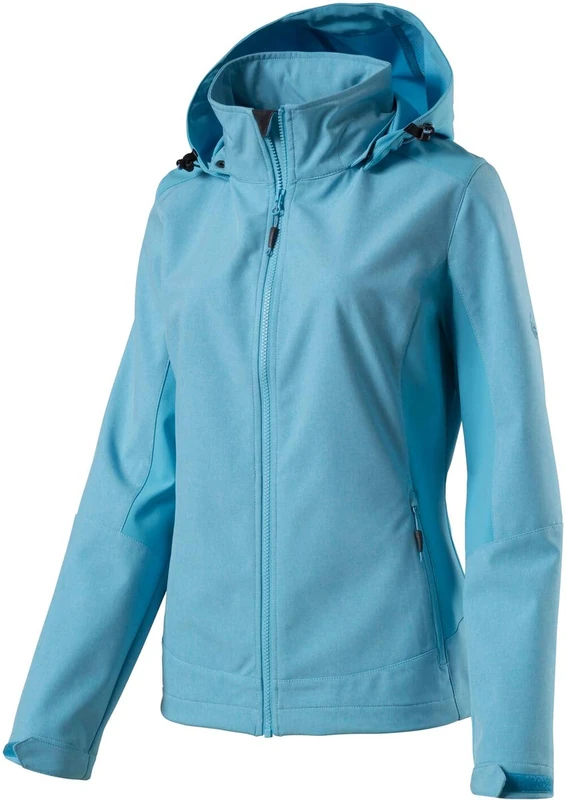 Mckinley Women Trundle Jacket - Melange/Blue Light, Size 46