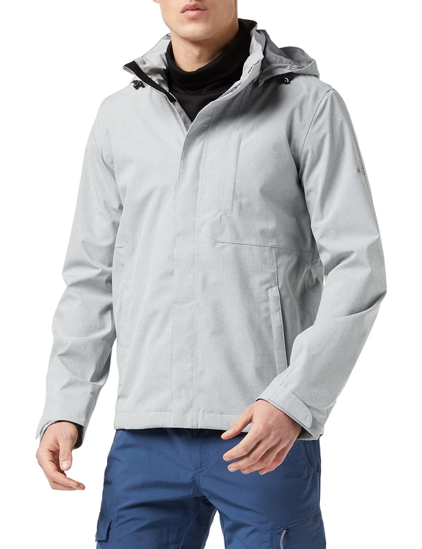 Mckinley Men Edinburgh Functional Jacket - Monument Melange, Large - Image 1