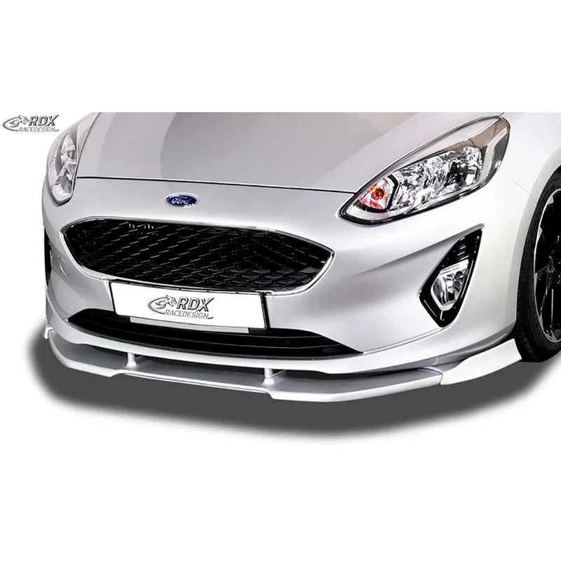 RDX Racedesign Front Spoiler Vario-X Compatible with Ford Fiësta VII (JHH) 2017 Onwards Excl. ST-Line/ST (PU)