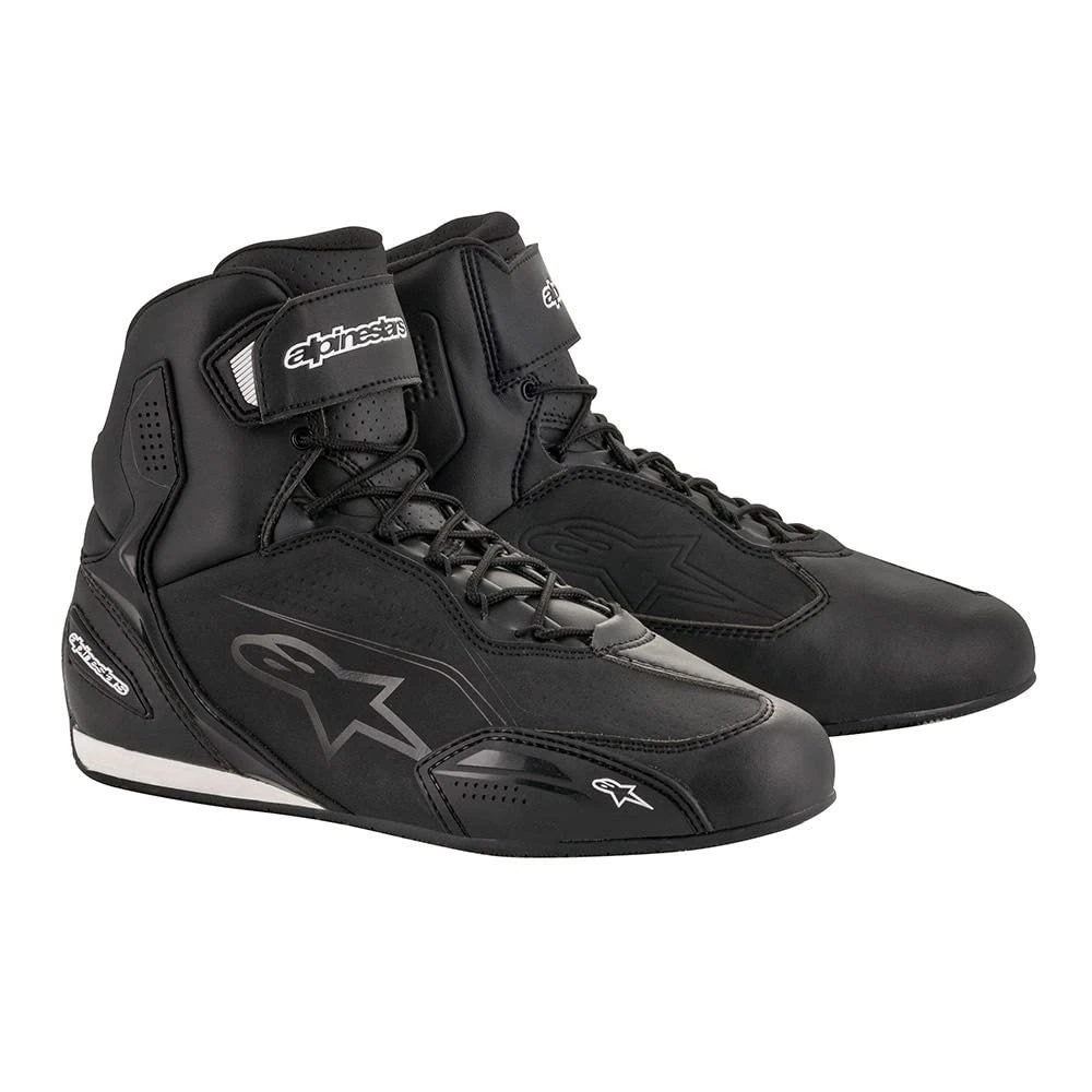 Alpinestars Men's Faster-3 Motorcycle Shoes, Black, 13.5