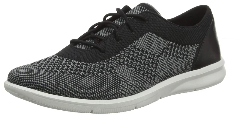 Rockport Women's Ayva Washable Knit Tie Trainers, Black (Black 003), 2.5 UK (35 EU) - Image 1