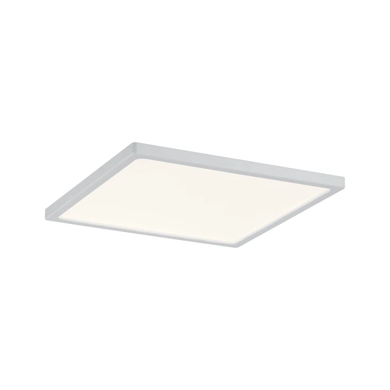 Paulmann 92937 Areo LED Panel Rectangular incl. 1x12-watt IP44 dimmable Ceiling lamp White matt Ceiling luminaire Plastic Living Room lamp 3000 K
