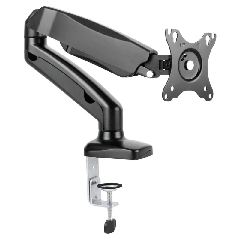 ICY BOX IB-MS303-T Monitor Desk Mount for Monitors up to 28 Inches (71 cm) Max. 6.5 kg, VESA 75 x 75 and 100 x 100