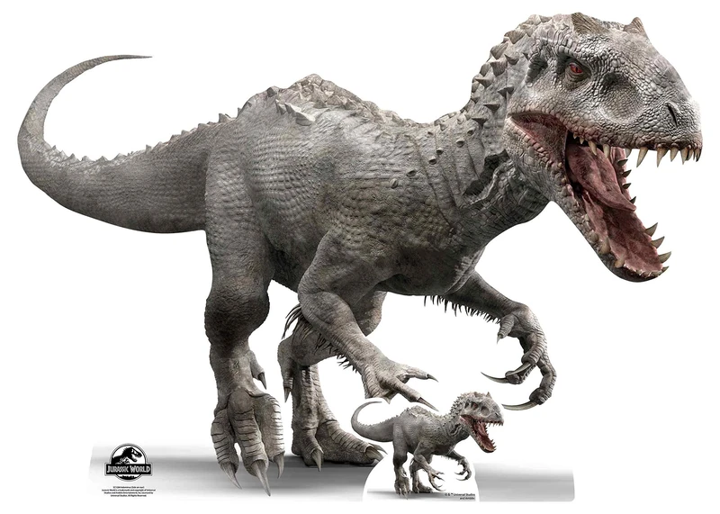Star Cutouts SC1284 Indominus Rex Roar Dinosaur Cardboard Cutout – Ideal for Jurassic Park Parties, Birthdays, Fans & Events