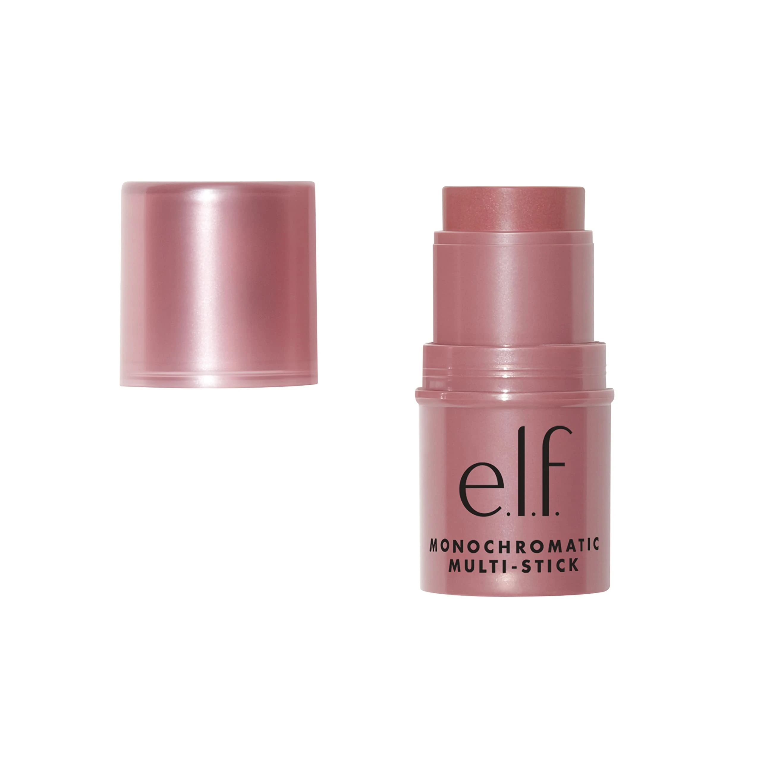 e.l.f. Monochromatic Multi Stick, Luxuriously Creamy & Blendable Colour, For Eyes, Lips & Cheeks, Sparkling Rose, 0.155 Oz (4.4g)
