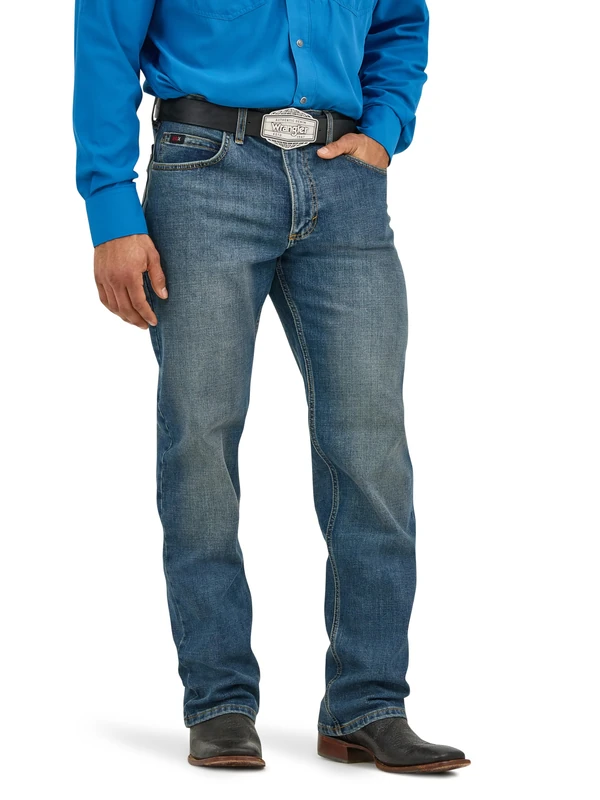 Wrangler Men's 20X Competition Active Flex Relaxed Fit Jean, Thundercloud, 32W x 32L