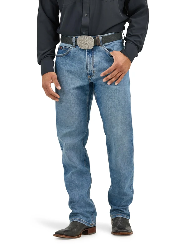 Wrangler Men's 20X Competition Active Flex Relaxed Fit Jean, Admiral Blue, 30W x 36L