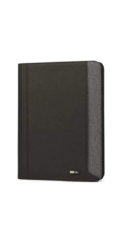 Black Brown Blue or Grey Fabric Clipboard with City Time Zip Closure