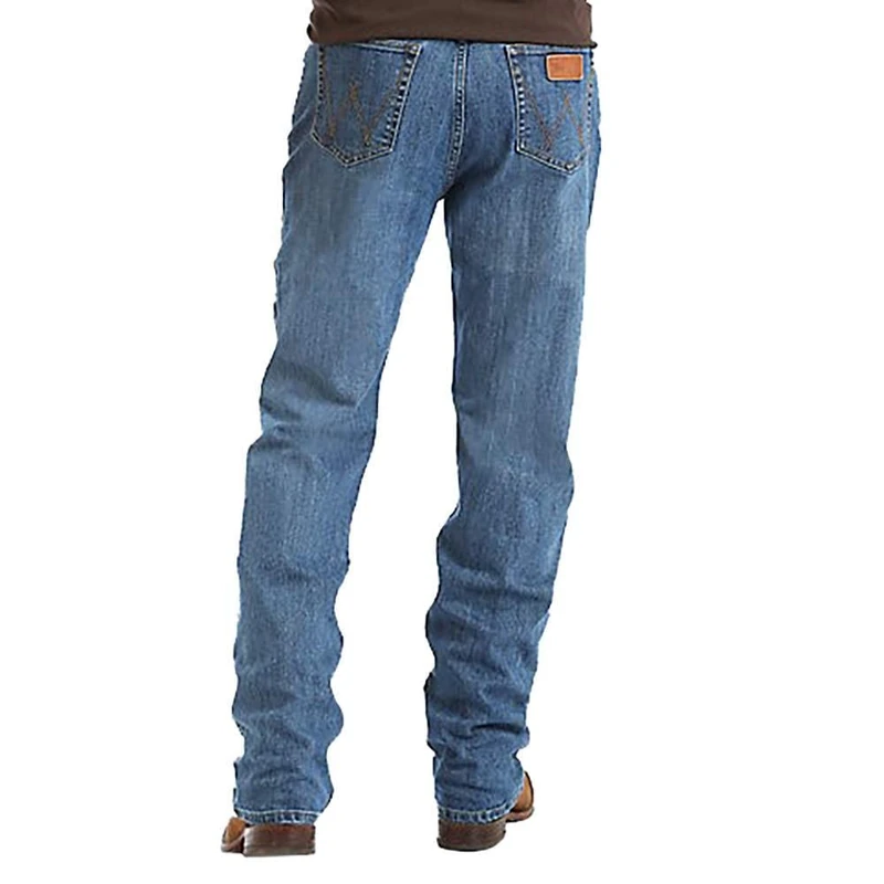 Wrangler Men's 20X Competition Active Flex Relaxed Fit Jean, Admiral Blue, 36W x 32L