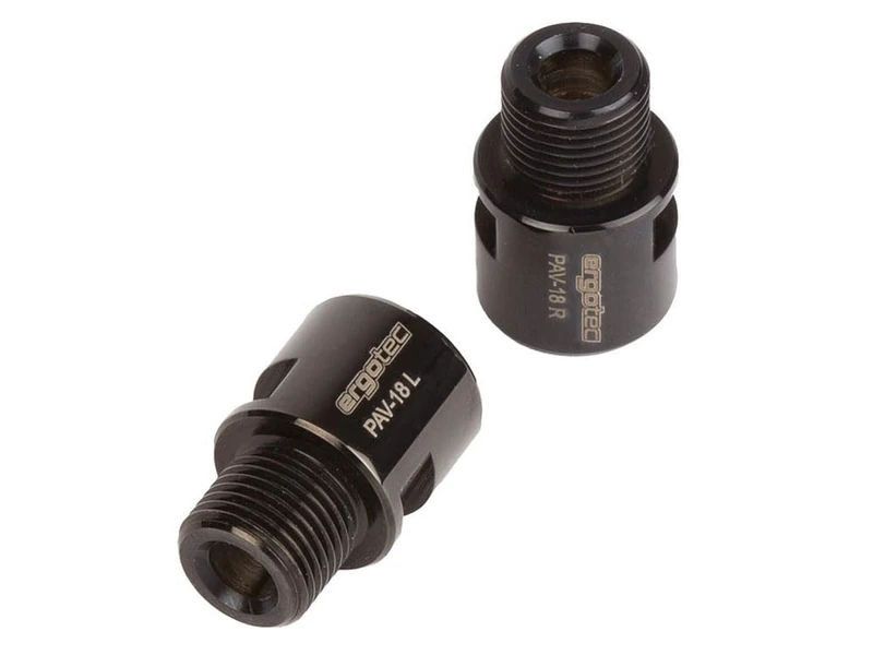 Ergotec Pedal axle extension Black One Size