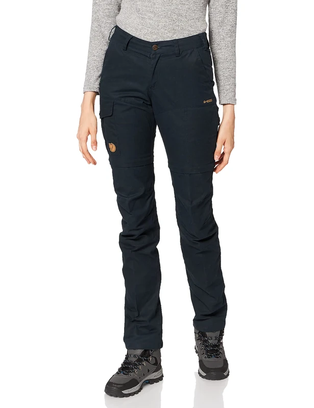 Fjallraven Karla Pro Zip-Off Trousers W Sport Trousers - Dark Navy, 44