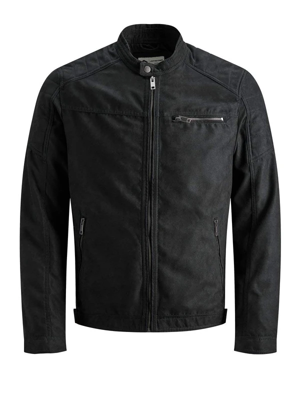 Jack & Jones NOS Men's Jjerocky Jacket Noos Jacket, Black (Schwarz ), Small