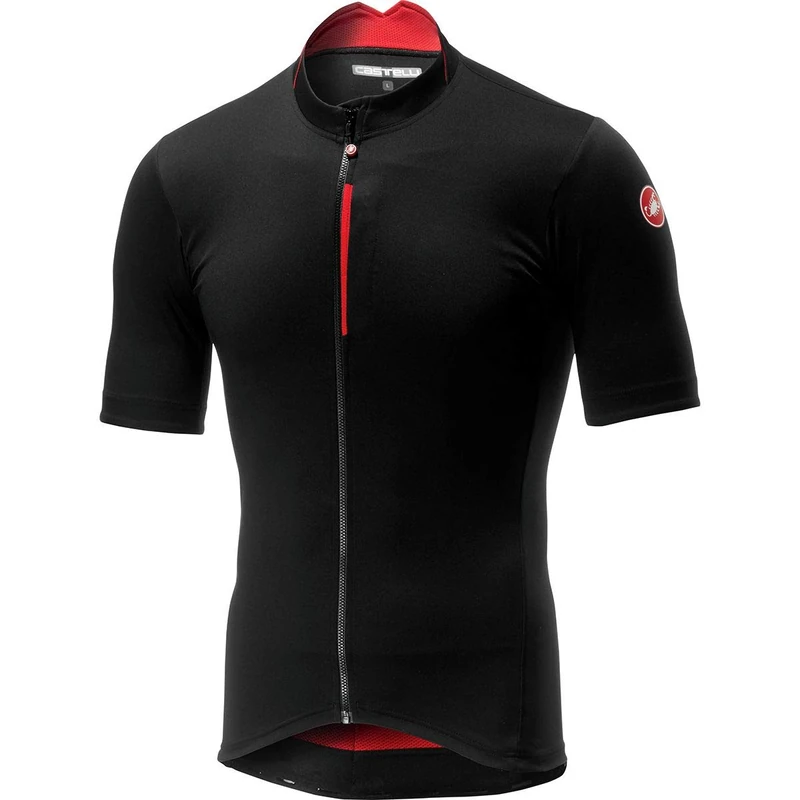 CASTELLI Espresso Men's T-Shirt, Mens, T-Shirt, 4519012, Black/Red, S - Image 1