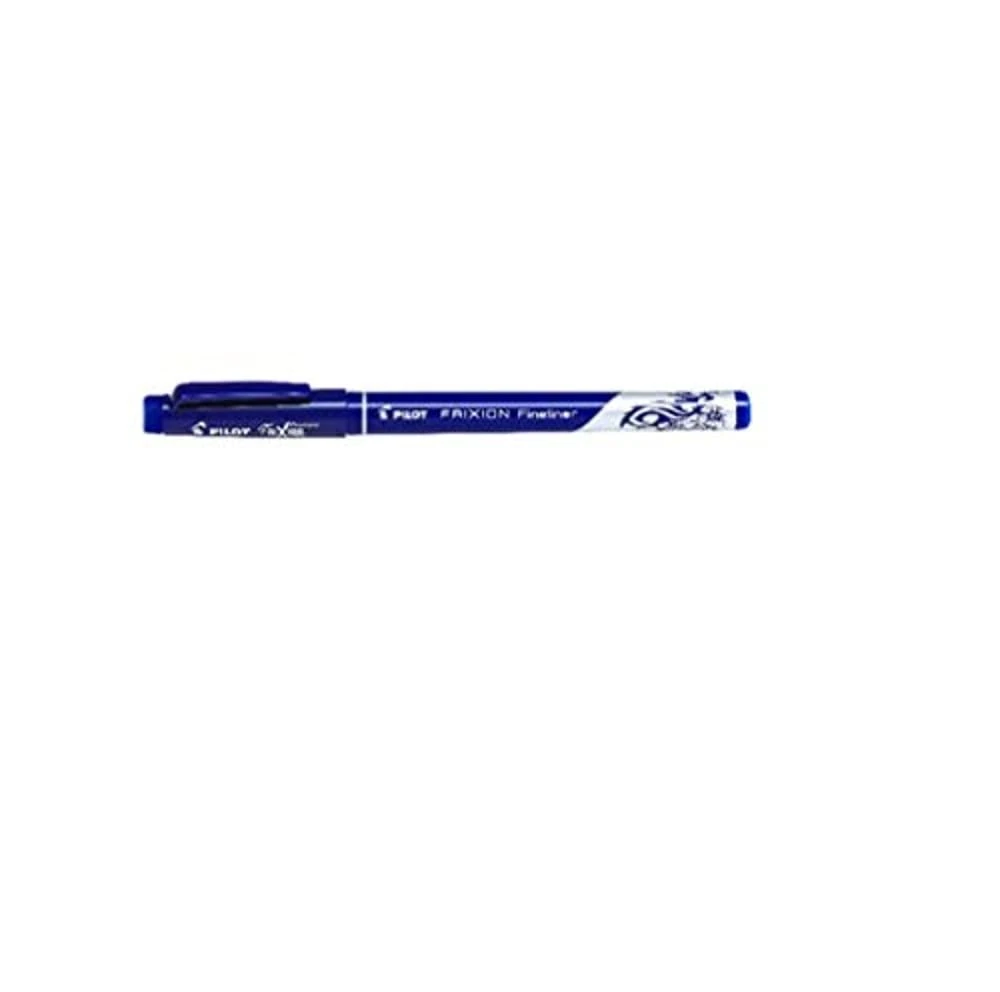 Frixion Fineliner Felt Pen 1.3 mm Tip Erasable, Dark Blue, Pack Of 12