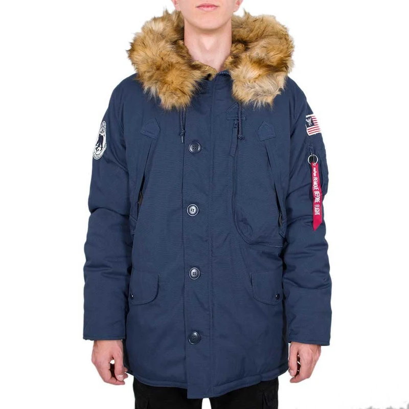 Alpha Industries Winter Jacket for Men New Navy