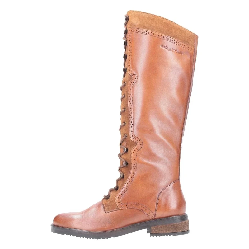 Hush Puppies Women's Rudy High Boots, Brown Tan Tan, 8 UK