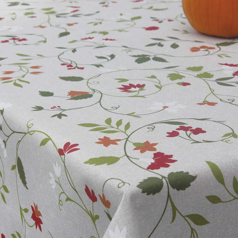 Oryx 5542010 Anti-Stain Floral Tablecloth Roll 1.4 x 25 Metres