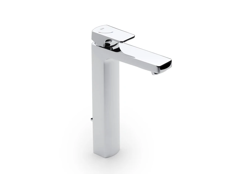 L90 High Spout Single Lever Basin Mixer with Automatic Drain Cold Start
