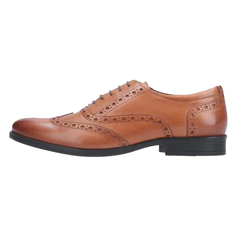 Hush Puppies Men's Oaken Brogues, Brown Dark Brown Dark Brown, 10 UK
