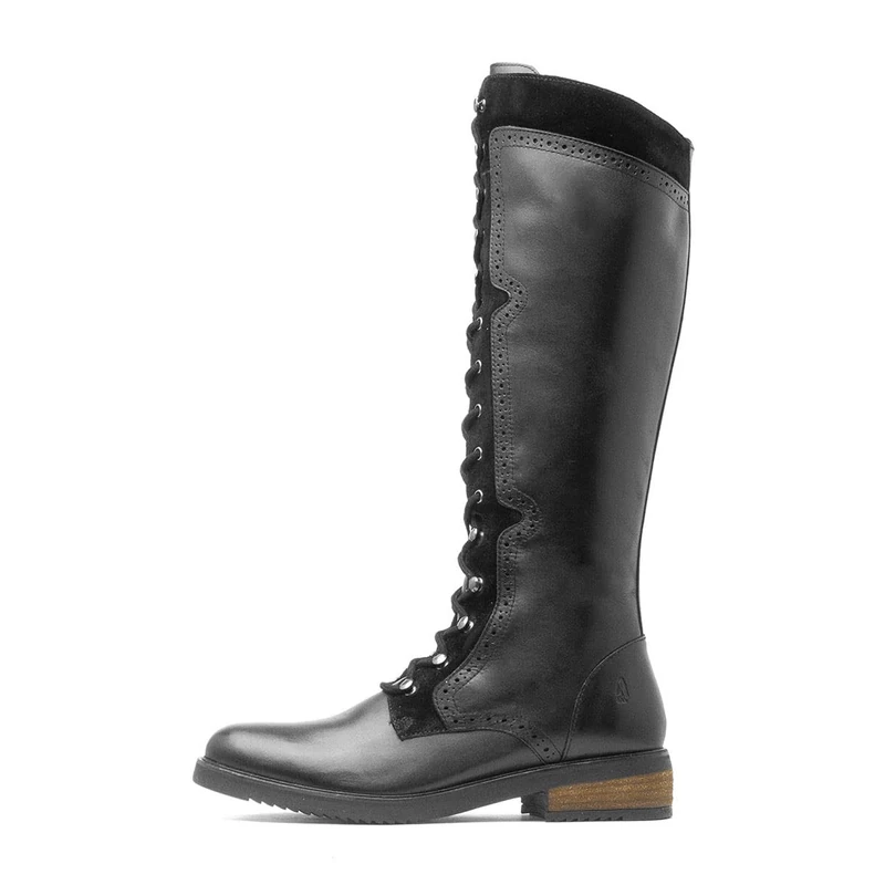 Hush Puppies Women's Rudy High Boots, Black (Black Black) , 3 UK