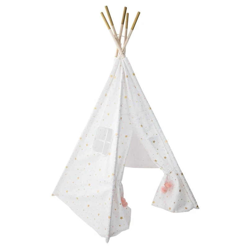 Atmosphera Children's Teepee White & Gold