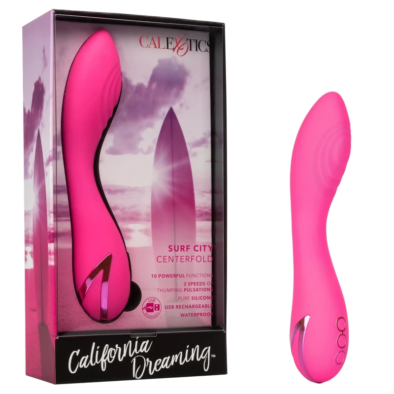 California Exotic Novelties Dreaming Surf City Centerfold Intense Thumping Massager