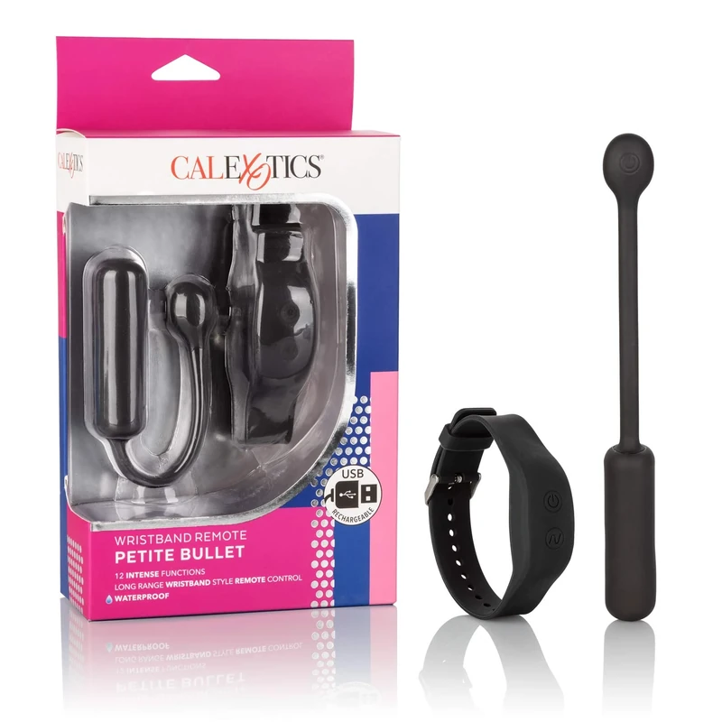 California Exotic Rechargeable Wristband Remote Petite Bullet