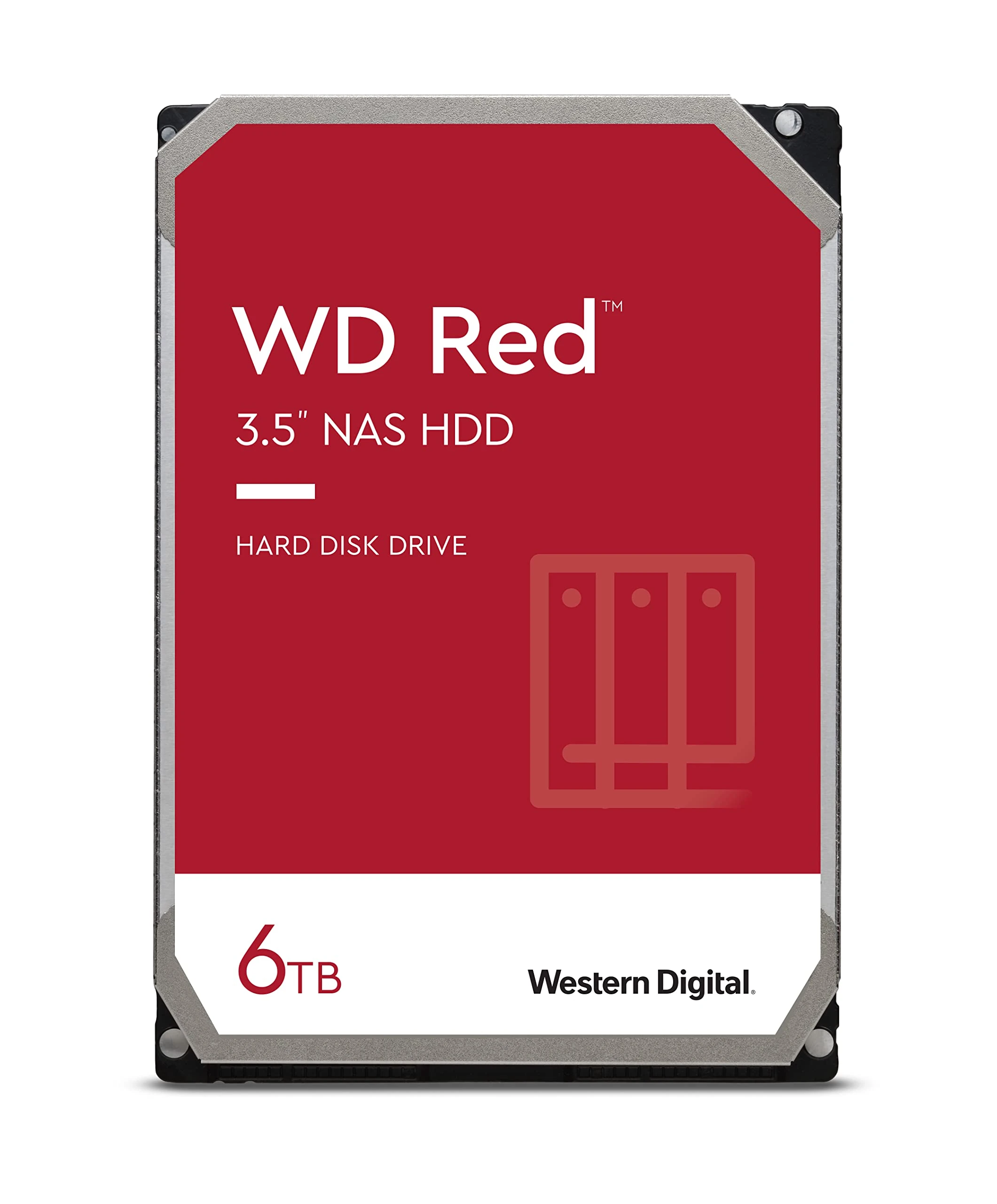 WD Red 6TB 3.5 Inch NAS Internal Hard Drive - 5400 RPM - WD60EFAX
