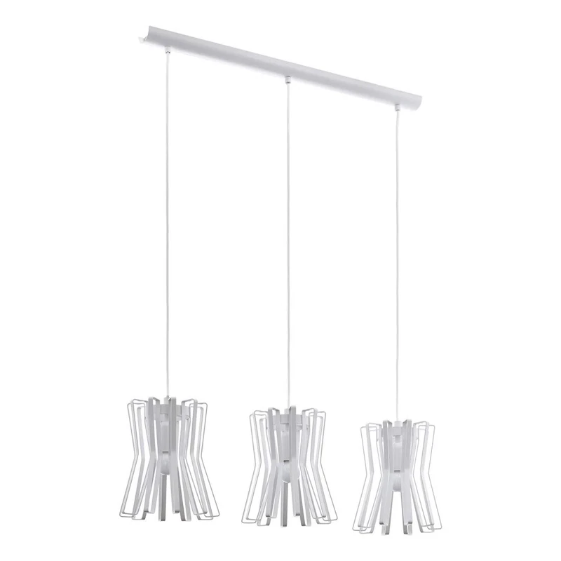 EGLO LOCUBIN Pendant Light, Steel, 40 W, White