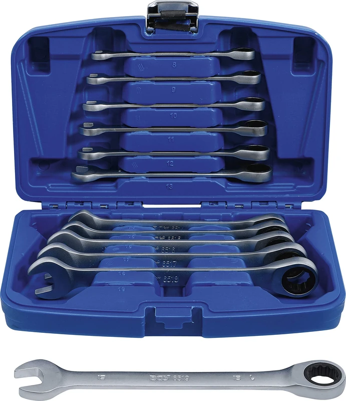 BGS 6541 | Ratchet Combination Wrench Set | 8 - 19 mm | 12 pcs.