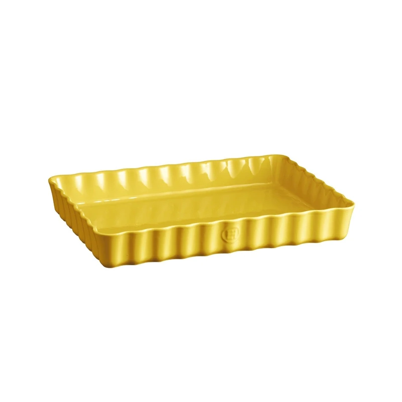 Emile Henry EH906038 Rectangular Pie Dish, Provence, 33.5 x 24 x 5 cm