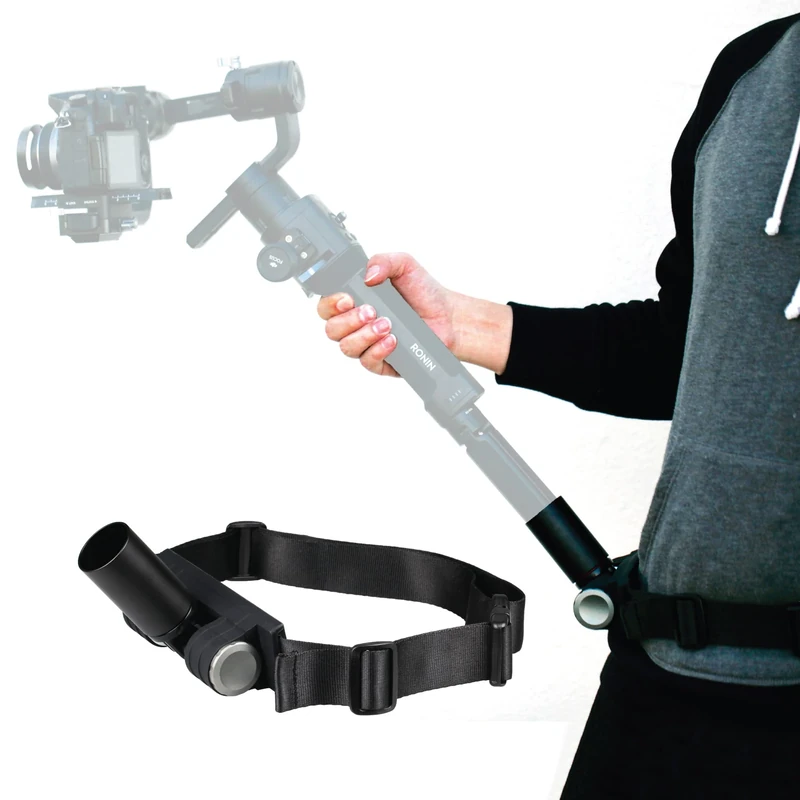 Carry Speed - Mogocrane support belt for video equipment - adjustable length belt with tiltable aluminium sleeve - Image 1