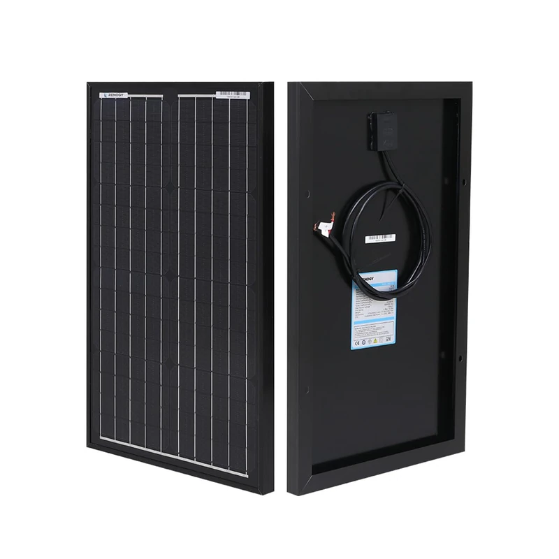 Renogy 30 Watt 12 Volt Monocrystalline Solar Panel Off Grid 12V for Motorhome, Garden, Caravan, Camper, Yacht or Boat
