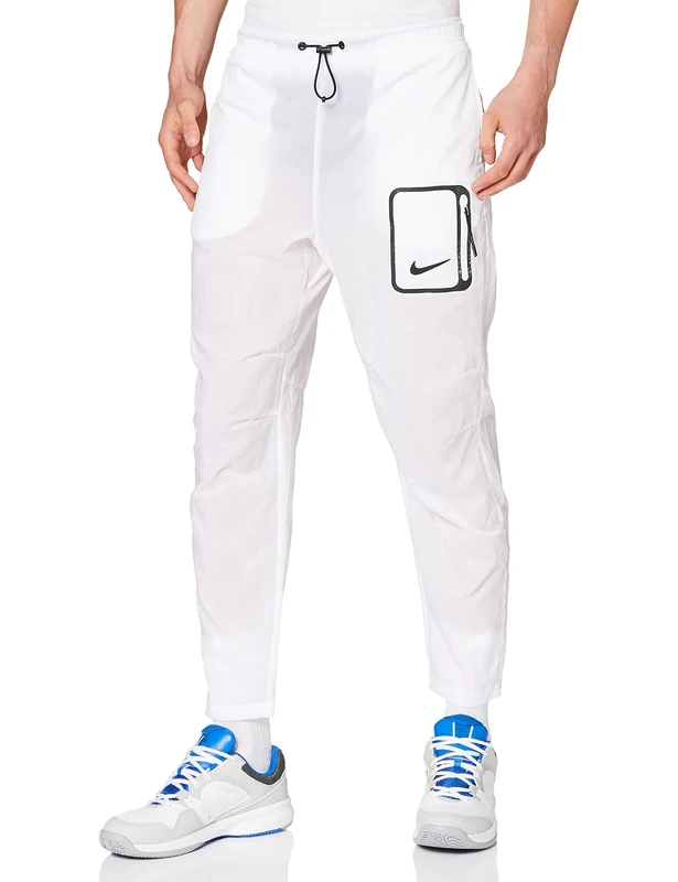 Nike Men M NKCT STADIUM Pants - White/Black, X-Large